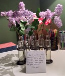 Lilacs and a note are an amazing way to start a day. ©2015 Peace Full Home
